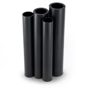 مواسير HDPE قطر خارجي 160 مم سمك 4.9 مم لون أسود