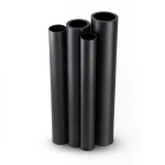 مواسير HDPE قطر خارجي 200 مم سمك 6.2 مم لون أسود
