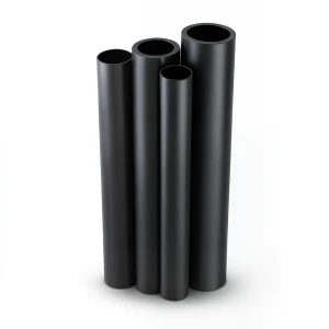 مواسير HDPE قطر خارجي 200 مم سمك 6.2 مم لون أسود