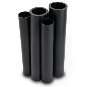 مواسير HDPE قطر خارجي 250 مم سمك 7.7 مم لون أسود