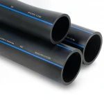مواسير HDPE السعودي PE 80 ضغط 12.5 بار قطر خارجي 280 مم سمك 25.4 مم لون اسود