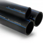 مواسير HDPE السعودي  PE 80 ضغط 8 بار قطر خارجي 200 مم سمك 11.9 مم لون اسود