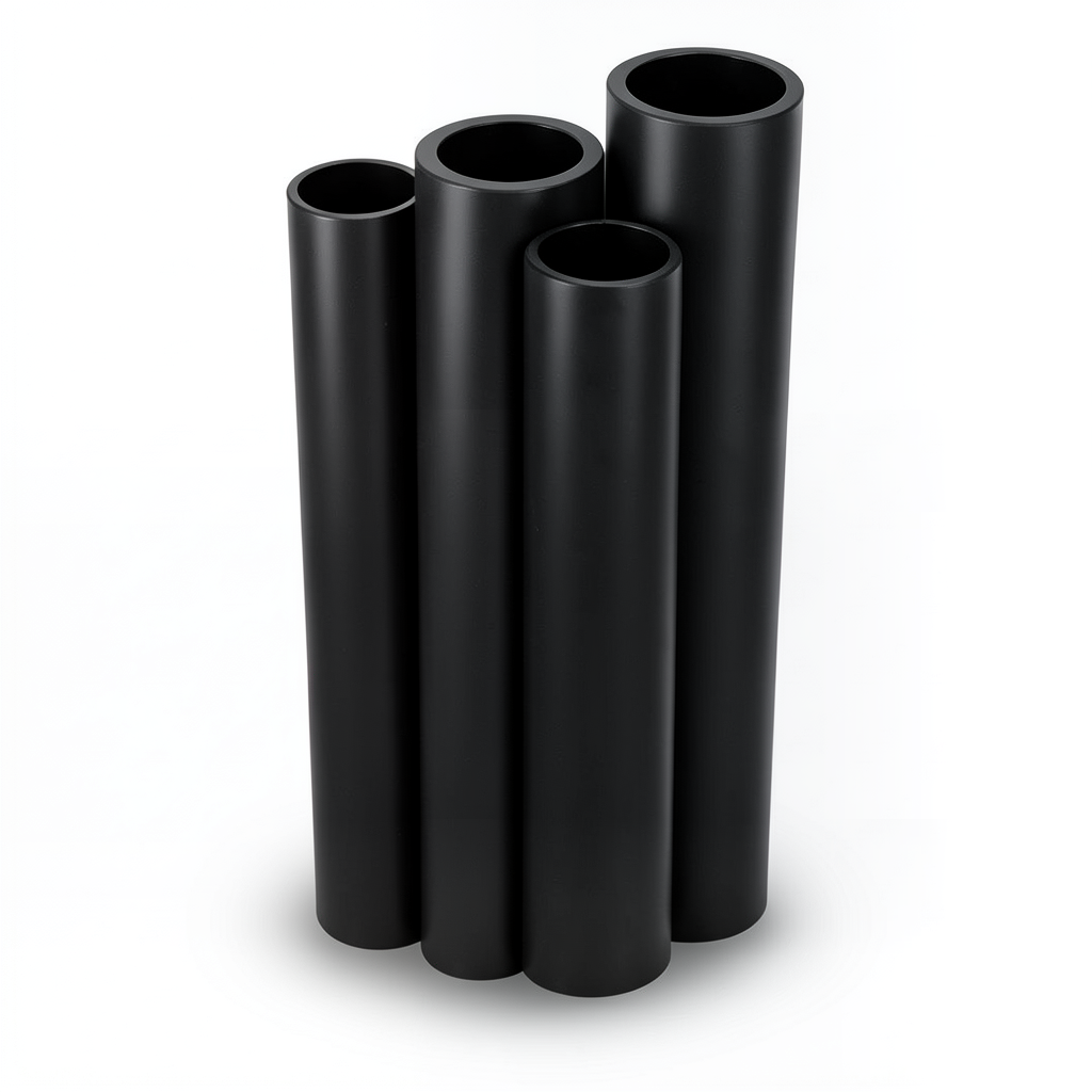 أنابيب HDPE الراجحي قطر خارجي 80 مم سمك 3.1 مم لون أسود