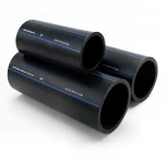 مواسير HDPE السعودي PE 80 ضغط 8 بار قطر خارجي 315 مم سمك 18.7 مم لون اسود