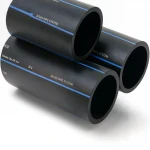 أنابيب HDPE السعودي  PE 80 ضغط 5 بار قطر خارجي 355 مم سمك 13.6 مم لون اسود