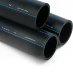 SPS HDPE Pipes   PE 80 Pressure 12.5 Bar Outside Diameter 225 mm Thickness 20.5 mm Color Black