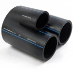 SPS HDPE Pipes  PE 80 Pressure 8 Bar Outside Diameter 250 mm Thickness 14.8 mm Color Black