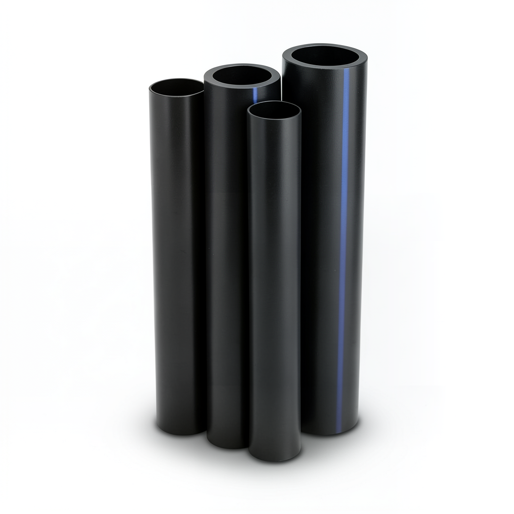 أنابيب HDPE قطر خارجي 100 مم سمك 3.9 مم لون أسود