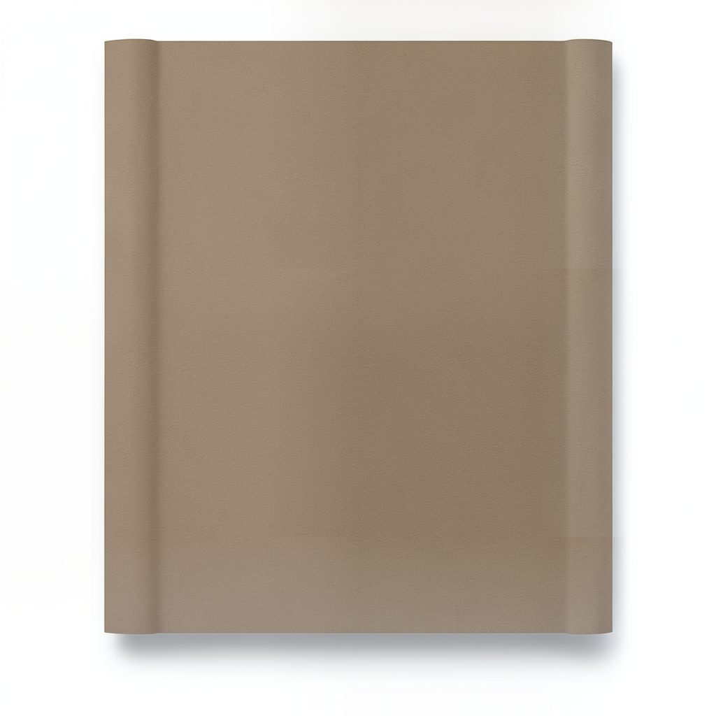 Wall Decoration 10×0.53 m Plain Design, Brown Color