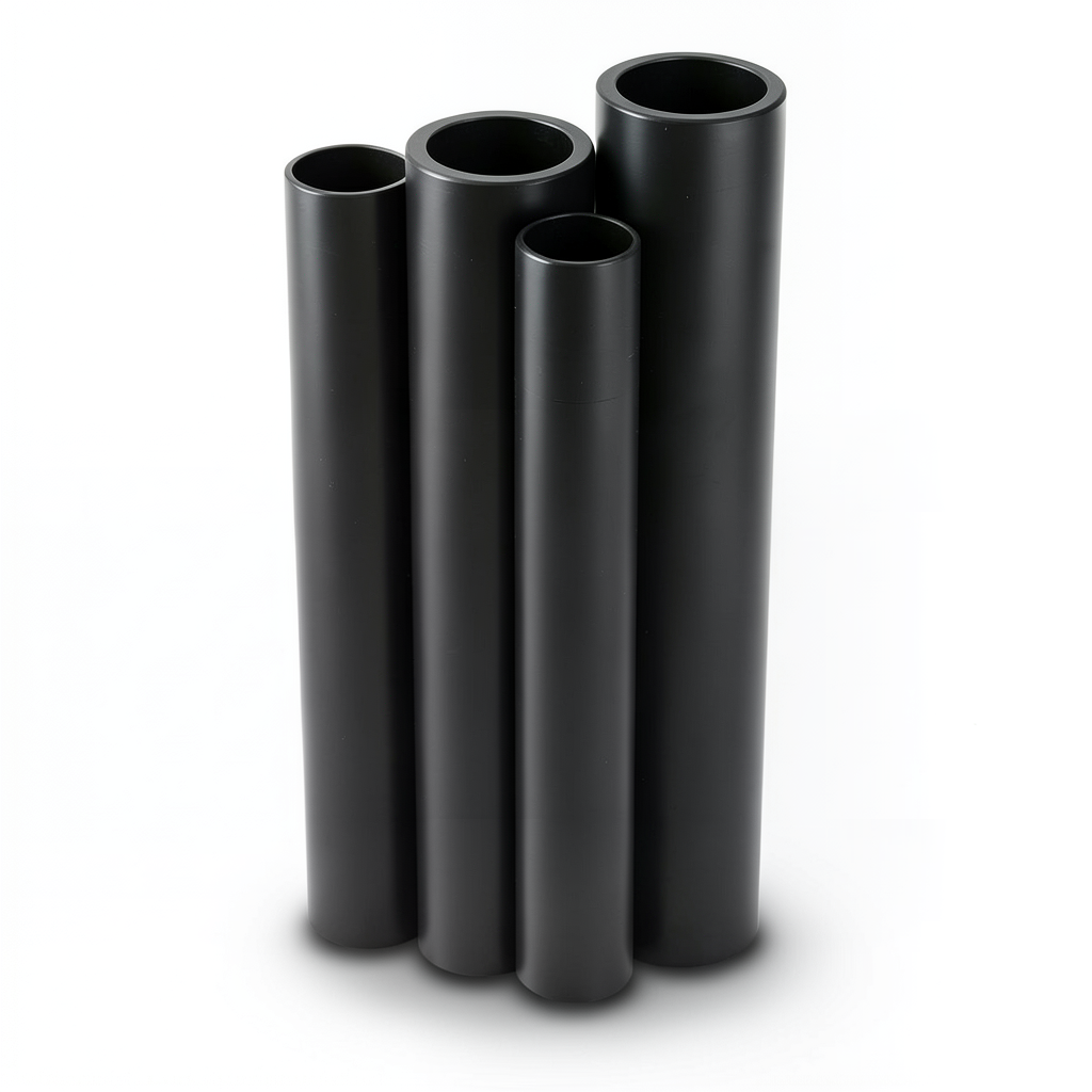 Al-Rajhi HDPE Pipes Outside Diameter 110 mm Thickness 4.2 mm Black