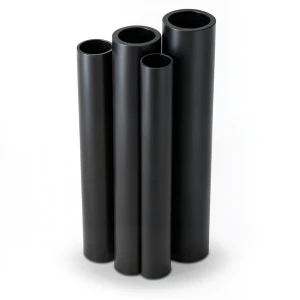 أنابيب HDPE الراجحي قطر خارجي 125 مم سمك 4.9 مم لون أسود