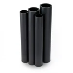 مواسير HDPE قطر خارجي 200 مم سمك 7.7 مم لون أسود