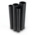 مواسير HDPE قطر خارجي 250 مم سمك 9.6 مم لون أسود