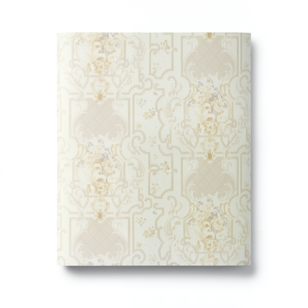 Italian Wall Covering 10m x 0.73m Light Beige, Model 27082