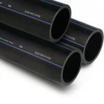 مواسير HDPE السعودي  PE 80 ضغط 12.5 بار قطر خارجي 450 مم سمك 40.9 مم لون اسود