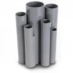 مواسير UPVC التقنية العصرية  ضغط 2.5 بار  قطر خارجي 280 مم سمك 2.3 مم لون رمادي