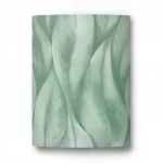 German wavy wallpaper, size 10 m x 0.53 m, green color, model 10148-07