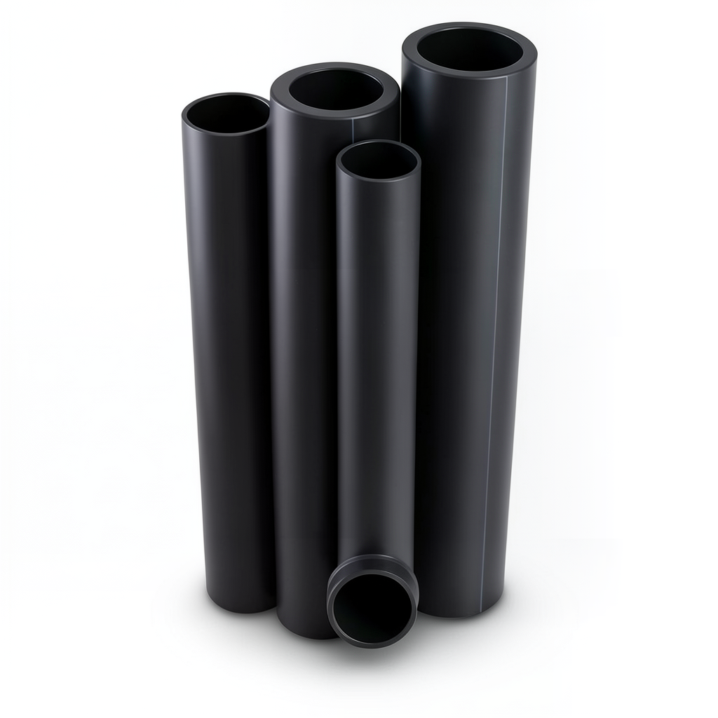 Al-Rajhi HDPE Pipes Outside Diameter 90 mm Thickness 3.5 mm Black