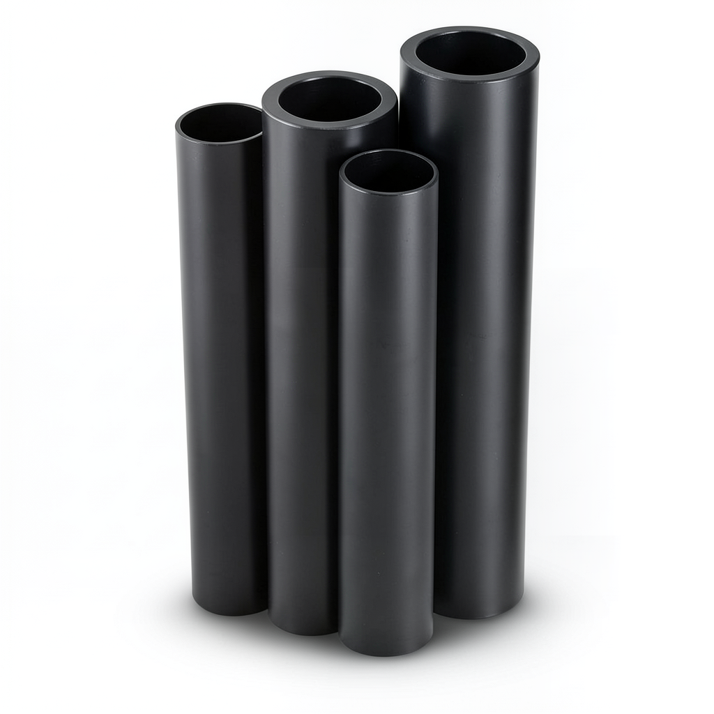 Al-Rajhi HDPE Pipes Outside Diameter 110 mm Thickness 4.2 mm Black