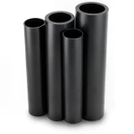 HDPE Pipes Outside Diameter 160 mm Thickness 6.2 mm Black