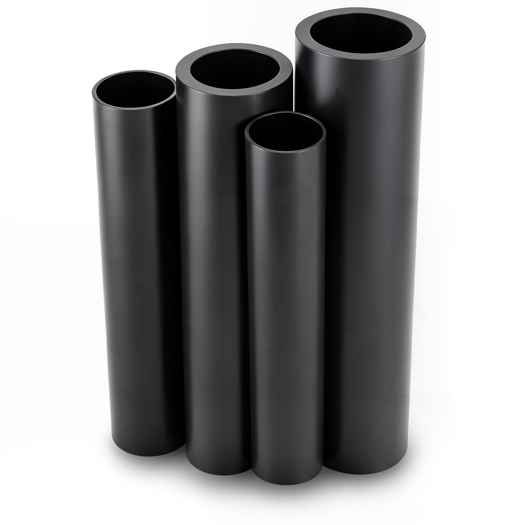 HDPE Pipes Outside Diameter 160 mm Thickness 6.2 mm Black