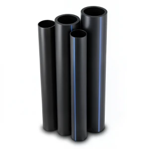 مواسير HDPE قطر خارجي 200 مم سمك 7.7 مم لون أسود