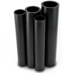مواسير HDPE قطر خارجي 250 مم سمك 9.6 مم لون أسود