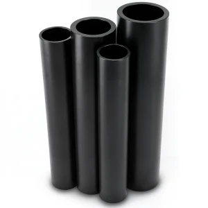 مواسير HDPE قطر خارجي 250 مم سمك 9.6 مم لون أسود