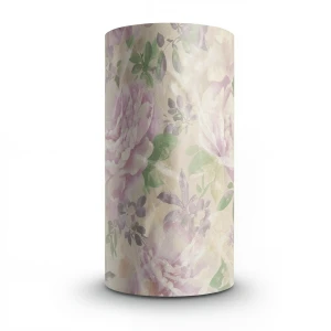 Italian Wallpaper 10m x 1.06m Beige with Purple, Model BM29001