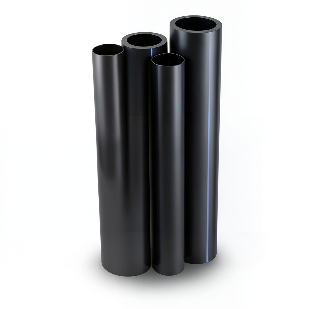أنابيب HDPE الراجحي قطر خارجي 110 مم سمك 4.2 مم لون أسود