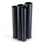 مواسير HDPE قطر خارجي 160 مم سمك 6.2 مم لون أسود