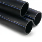 مواسير HDPE السعودي  PE 80 ضغط 12.5 بار قطر خارجي 450 مم سمك 40.9 مم لون اسود