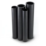 مواسير HDPE قطر خارجي 250 مم سمك 9.6 مم لون أسود