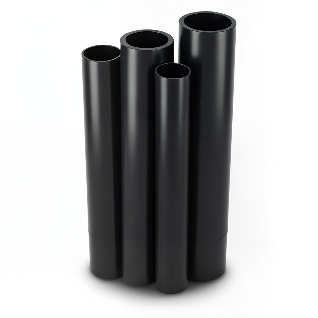 مواسير HDPE قطر خارجي 315 مم سمك 12.1 مم لون أسود