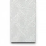 Wavy wall decoration, pale gray color, length 10 m, width 0.53 m, model 10146-43