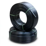 Al-Rajhi HDPE Pipes PE 80 Pressure 4 Bar OD 125 mm Thickness 3.1 mm Black