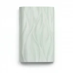 Wavy wallpaper, pale green color, length 10 m, width 0.53 m, model 10148-18