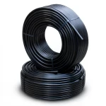 HDPE Pipes PE 80 Pressure 4 Bar Diameter 63 mm Thickness 2 mm Black