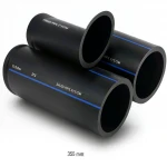  SPS HDPE Pipes  PE 80 Pressure 12.5 Bar Outside Diameter 355 mm Thickness 32.2 mm Color Black