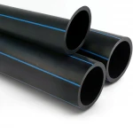 مواسير HDPE السعودي PE 80 ضغط 8 بار قطر خارجي 630 مم سمك 37.4 مم لون اسود