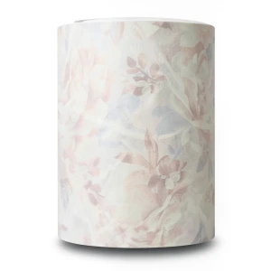Italian Wall Covering 10m x 1.06m Beige Pink, Floral Design