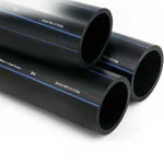 مواسير HDPE السعودي  PE 80 ضغط 12.5 بار قطر خارجي 450 مم سمك 40.9 مم لون اسود