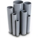 UPVC Pipes Nominal Pressure 6 Bar Outside Diameter 75 mm Thickness 2.2 mm Gray