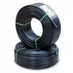 أنابيب HDPE نيبروبلاست PE 100 ضغط 20 بار قطر خارجي 110 مم سمك 12.3 مم لون اسود