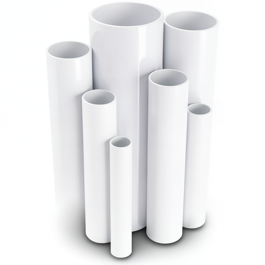مواسير UPVC التقنية العصرية ضغط 6 بار قطر خارجي 75 مم سمك جدار 2.2 ملم لون أبيض