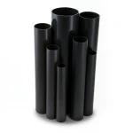مواسير UPVC ضغط 6 بار قطر خارجي 75 مم سمك 2.2 مم لون اسود