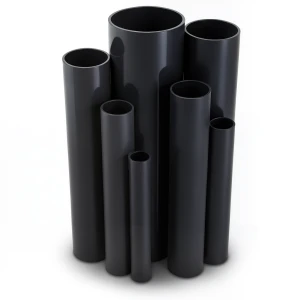 مواسير UPVC ضغط 10 بار قطر خارجي 75 مم سمك 3.6 مم لون اسود