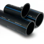 SPS HDPE Pipes  PE 80 Pressure 5 Bar Outside Diameter 560 mm Thickness 21.4 mm Color Black