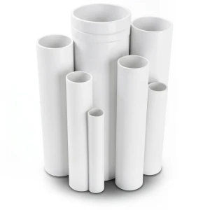 مواسير UPVC ضغط 4 بار قطر خارجي 90 مم سمك 1.8 مم لون أبيض