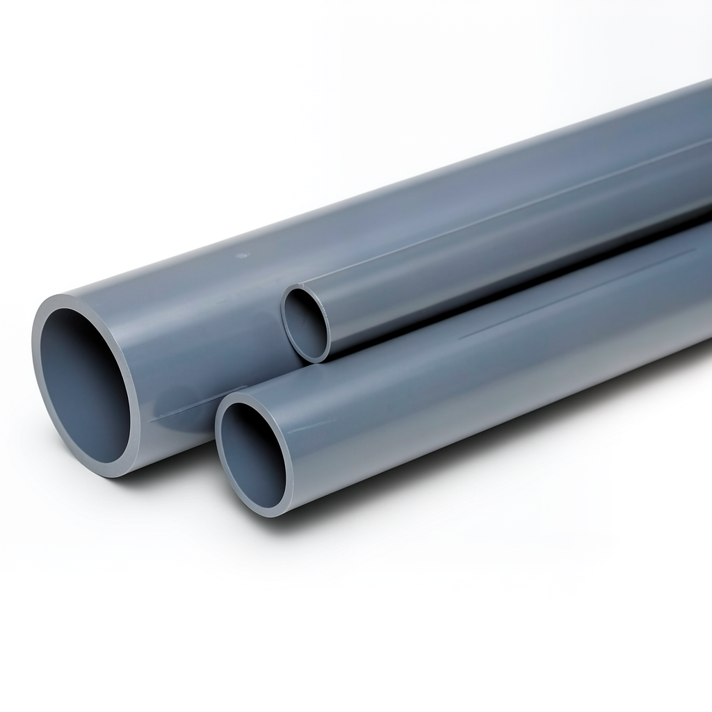 مواسير UPVC ضغط اسمي 12.5 بار قطر خارجي 110 مم سمك 5.3 مم